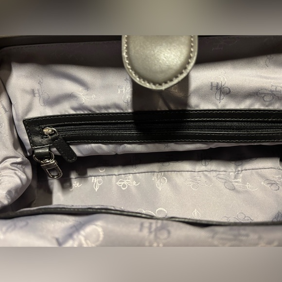 NWT Cole Haan Anne Street Frame Gray/Black Satchel - Picture 10 of 16